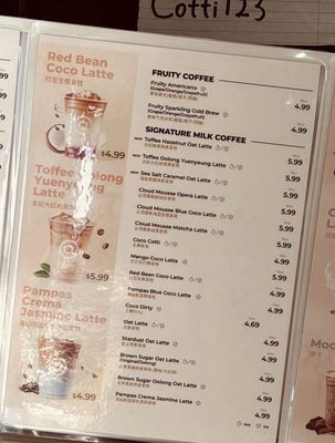 Menu photo 8 Cotti coffee Rowland Heights, CA Menu photo 8 Cotti coffee Rowland Heights, CA