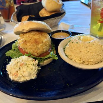 Food For Thought - Crabcake Sammy and excellent grits - American Near Me - Williamsburg, Virginia Food For Thought - Crabcake Sammy and excellent grits - American Near Me - Williamsburg, Virginia