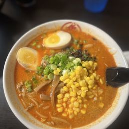 Delicious garlic ramen! Delicious garlic ramen!