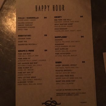 Double Knot - Happy hour bar menu - Sushi Bars Near Me - Philadelphia, Pennsylvania Double Knot - Happy hour bar menu - Sushi Bars Near Me - Philadelphia, Pennsylvania