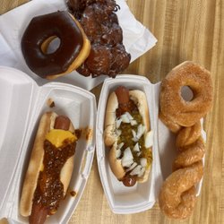 Murray's Donuts - Hot Dogs and donuts. Is there a better combo?