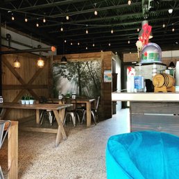 Welcome area and front seating area