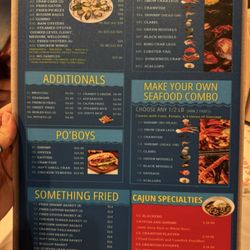 Mr. Crabby’s Seafood Kitchen And Bar - Menu
