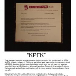 KPFK 90.7 FM - "Burned (again)"