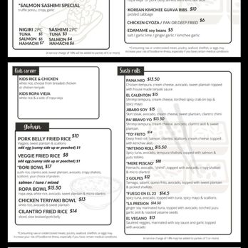Maguro Sushi - Menu - Sushi Bars Near Me - Orlando, Florida