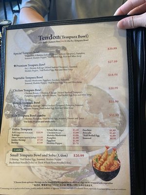 Menu photo 4 Tendon Tempura Carlos Junior Pasadena, CA Menu photo 4 Tendon Tempura Carlos Junior Pasadena, CA