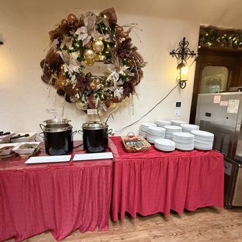 Cocina del Charro - Soups station: Menudo & Pork Pozole with condiments on the side - Mexican Near Me - San Marcos, California Cocina del Charro - Soups station: Menudo & Pork Pozole with condiments on the side - Mexican Near Me - San Marcos, California