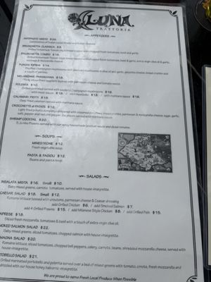 Menu photo 3 Luna Trattoria Mendocino, CA Menu photo 3 Luna Trattoria Mendocino, CA