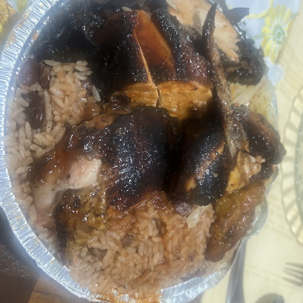 Jamaican Flavors - Jerk chicken with rice - Caribbean Near Me - Springfield Gardens, New York Jamaican Flavors - Jerk chicken with rice - Caribbean Near Me - Springfield Gardens, New York