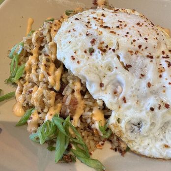 Snooze, an A.M. Eatery - habanero pork belly fried rice - Breakfast & Brunch Near Me - Alpharetta, Georgia Snooze, an A.M. Eatery - habanero pork belly fried rice - Breakfast & Brunch Near Me - Alpharetta, Georgia