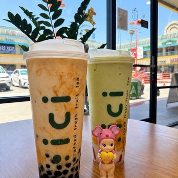 ICI Tea Drinks - Quarter Pound Mango-芒果甘露, Mango Avocado Smoothie-牛油果冰沙 - Bubble Tea Near Me - San Gabriel, California
