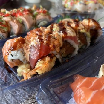 Osaka Marketplace - Flaming roll - good amount of spicy tuna inside - Japanese Near Me - Fremont, California Osaka Marketplace - Flaming roll - good amount of spicy tuna inside - Japanese Near Me - Fremont, California