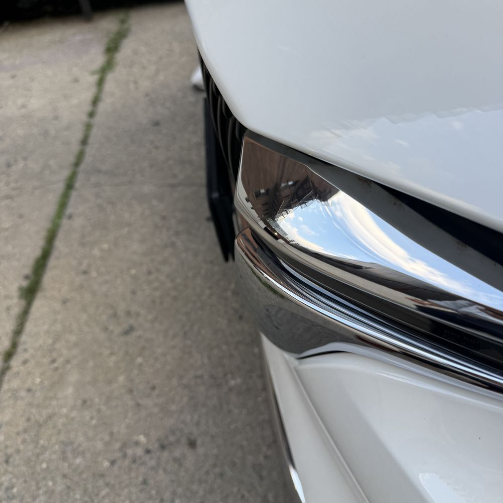 Fix It Mobile Dent Repair - My chrome accent is supposed to look, other photo shows paint residue that was left after work was done for the dent - Mobile Dent Repair Near Me Fix It Mobile Dent Repair - My chrome accent is supposed to look, other photo shows paint residue that was left after work was done for the dent - Mobile Dent Repair Near Me