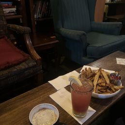 Seating and food