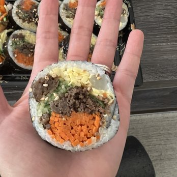 K-BOB - The kimbaps are huge and delicious - Korean Near Me - San Ramon, California
