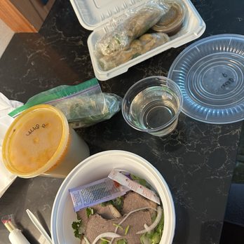 Pho City - Coconut peanut soup pre assembly - everything was nicely packed. - Vietnamese Near Me - Calgary, Alberta Pho City - Coconut peanut soup pre assembly - everything was nicely packed. - Vietnamese Near Me - Calgary, Alberta