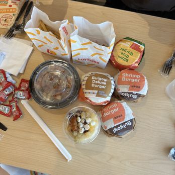 LOTTERIA Fullerton - our spread - Burgers Near Me - Fullerton, California