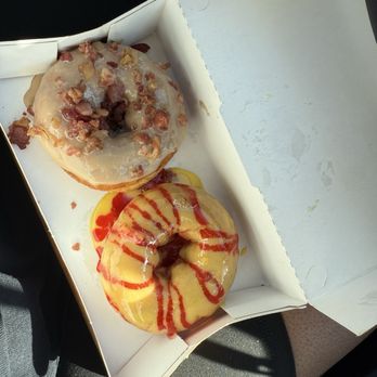 Duck Donuts - Maple Bacon and Lemon Raspberry - Donuts Near Me - Jacksonville, Florida