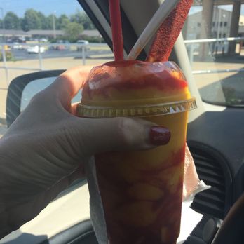 La Mangonada - a hand holding a drink - Juice Bars & Smoothies Near Me - Springdale, Arkansas La Mangonada - a hand holding a drink - Juice Bars & Smoothies Near Me - Springdale, Arkansas