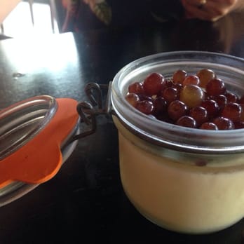 Trust - Mimosa Custard with gelee and champagne grapes - Tapas/Small Plates Near Me - Santa Ana, California Trust - Mimosa Custard with gelee and champagne grapes - Tapas/Small Plates Near Me - Santa Ana, California
