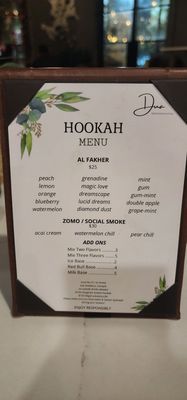 Menu photo 2 Dua Restaurant & Lounge Jacksonville, FL Menu photo 2 Dua Restaurant & Lounge Jacksonville, FL