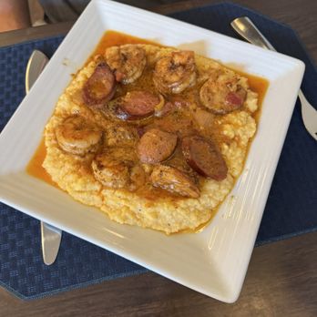 The Mark at Elon - Carolina Shrimp & Grits - New American Near Me - Elon, North Carolina