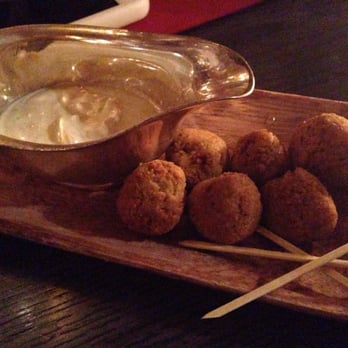 The Gilbert Scott - Falafels - cumin sauce is the best! - British Near Me - London, XGL