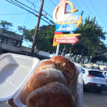 Leonard's Bakery - Don't be basic! Buy five and get the pink box! Your malasada picture will look a lot better! - Bakeries Near Me - Honolulu, Hawaii