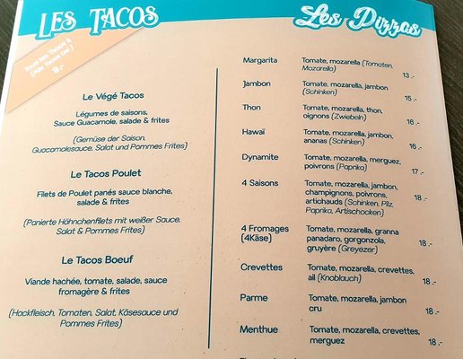 Menu photo 2 Restaurant La Menthue Yvonand, VD