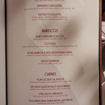 Quetzal - Menu - May 2024 - Mexican Near Me - Toronto, Ontario Quetzal - Menu - May 2024 - Mexican Near Me - Toronto, Ontario
