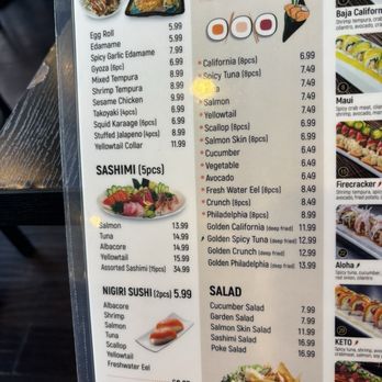Giant Ramen & Sushi - Menu as of 08.30.25 - Ramen Near Me - Buena Park, California