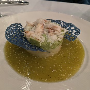 Luna Blu - Crab on avocado/potato - Italian Near Me - Tiburon, California Luna Blu - Crab on avocado/potato - Italian Near Me - Tiburon, California
