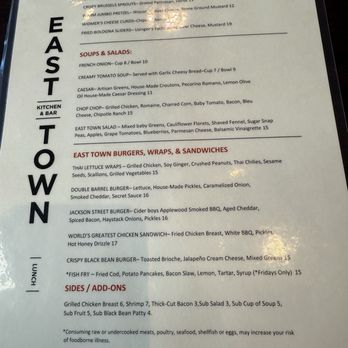 East Town Kitchen + Bar - New American Near Me - Milwaukee, Wisconsin