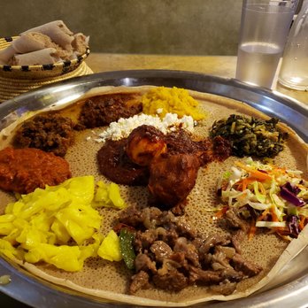 Sunset Cafe - Sunset Special. Pretty tasty food and a good sized portion. - Ethiopian Near Me - Seattle, Washington