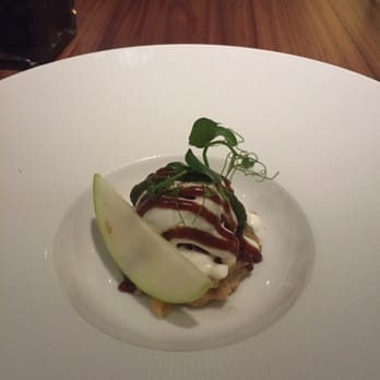 Indian Accent - Potato sphere chaat - Indian Near Me - New York, New York Indian Accent - Potato sphere chaat - Indian Near Me - New York, New York