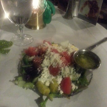 Inna's Cuisine - Greek Salad with lots of Kalamata olives, fresh tomato, and cheese. - Modern European Near Me - Wenatchee, Washington