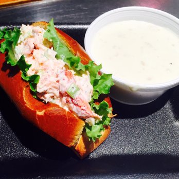 The Oyster Bar - Lobster roll and clam chowder combo for $24.25 (April 2017 price)!!! - Seafood Near Me - Boston, Massachusetts