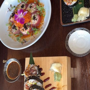 Musashi - Spider Roll Cherry Blossom Roll Geisha Roll - Sushi Bars Near Me - Frisco, Texas Musashi - Spider Roll Cherry Blossom Roll Geisha Roll - Sushi Bars Near Me - Frisco, Texas