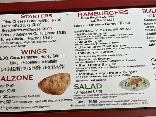 Menu photo 2 Tony's Pizza Milwaukee, WI Menu photo 2 Tony's Pizza Milwaukee, WI