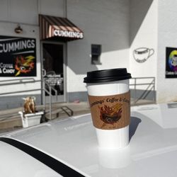 Cummings Coffee & Candy - Such a cute spot - Salted Caramel Cheesecake for the win