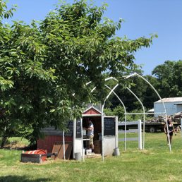The entrance of the farm