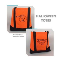 Sharp Plant Designs - Halloween Totes