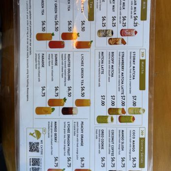 Teascape Coffee and Tea Bar - Menu - Bubble Tea Near Me - Anaheim, California