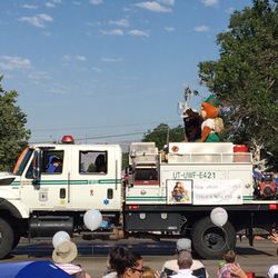 Freedom Festival Grand Parade - Smokey Bear and Owl make an appearance
