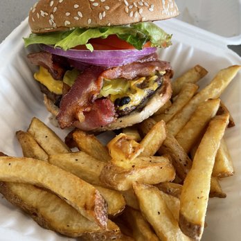 Burger Joint - Bacon Cheeseburger with Fries - Burgers Near Me - San Francisco, California