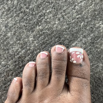 Hector Nails - Toe nails were slanted which I didn't even complain about... - Nail Salons Near Me - San Antonio, Texas Hector Nails - Toe nails were slanted which I didn't even complain about... - Nail Salons Near Me - San Antonio, Texas