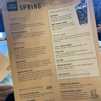 First Watch - Menu - Breakfast & Brunch Near Me - Gainesville, Georgia