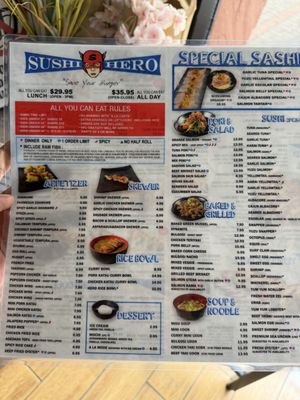 Menu photo 2 Sushi Hero Henderson, NV Menu photo 2 Sushi Hero Henderson, NV