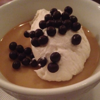 Tidal - Butterscotch pudding with marscapone cream and choco crunchy things - Seafood Near Me - San Diego, California