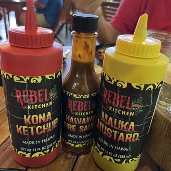Rebel Kitchen - All the sauces were great but that ketchup is so different and so yummy - Sandwiches Near Me - Kealakekua, Hawaii Rebel Kitchen - All the sauces were great but that ketchup is so different and so yummy - Sandwiches Near Me - Kealakekua, Hawaii